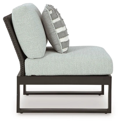Beachloft Outdoor Aluminum Sectional with Wicker