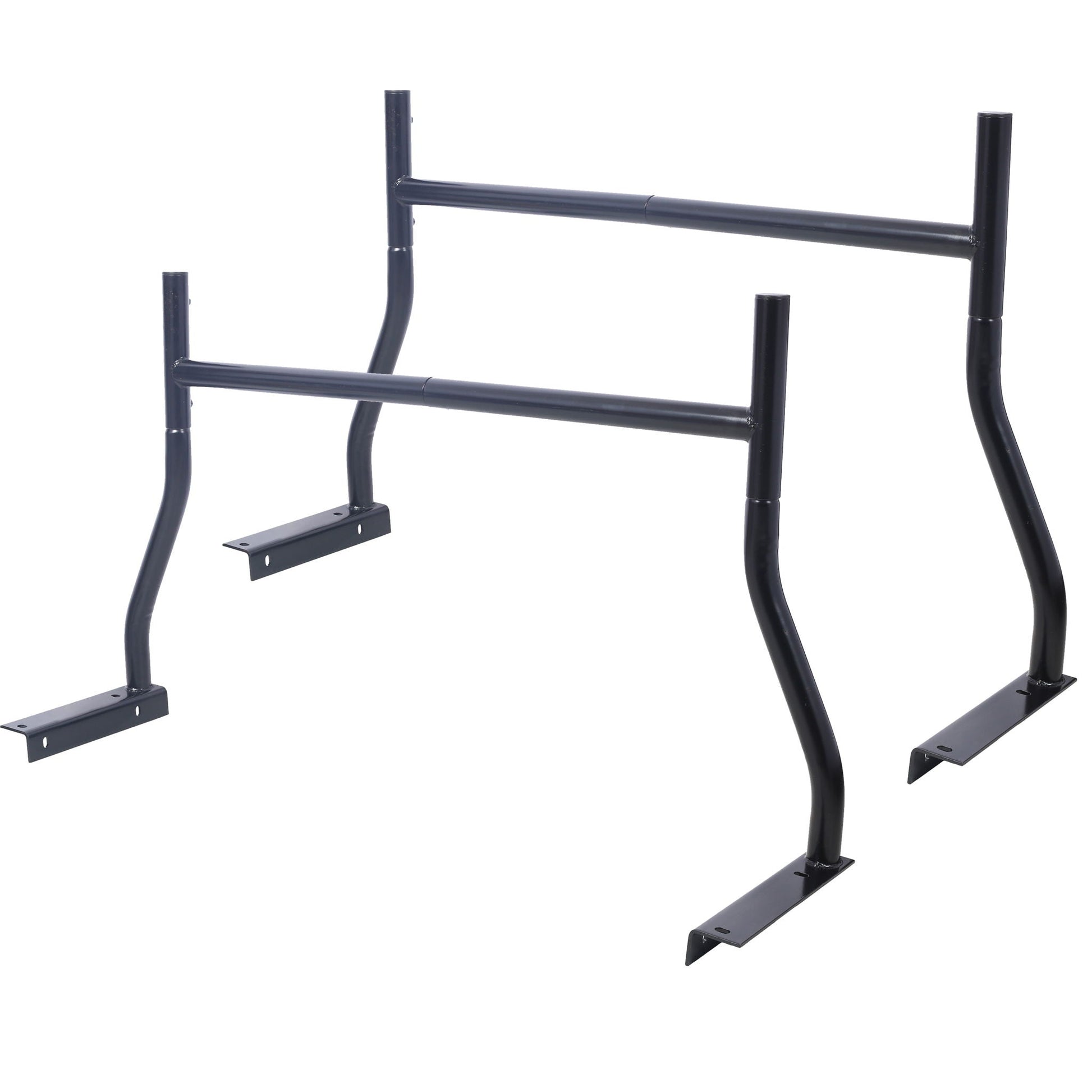 Universal pick-up truck rack, black metal, 2-bar adjustable cargo ladder kit for trucks on Tampa Home & Garden Store