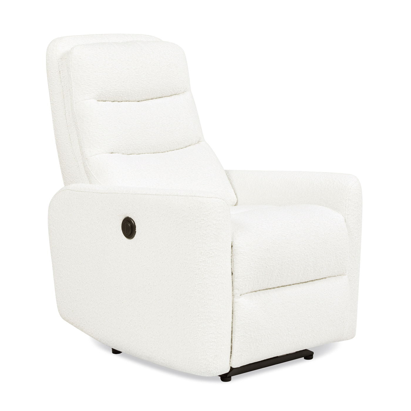 Bloomy High Back Power Recliner Chiffon White