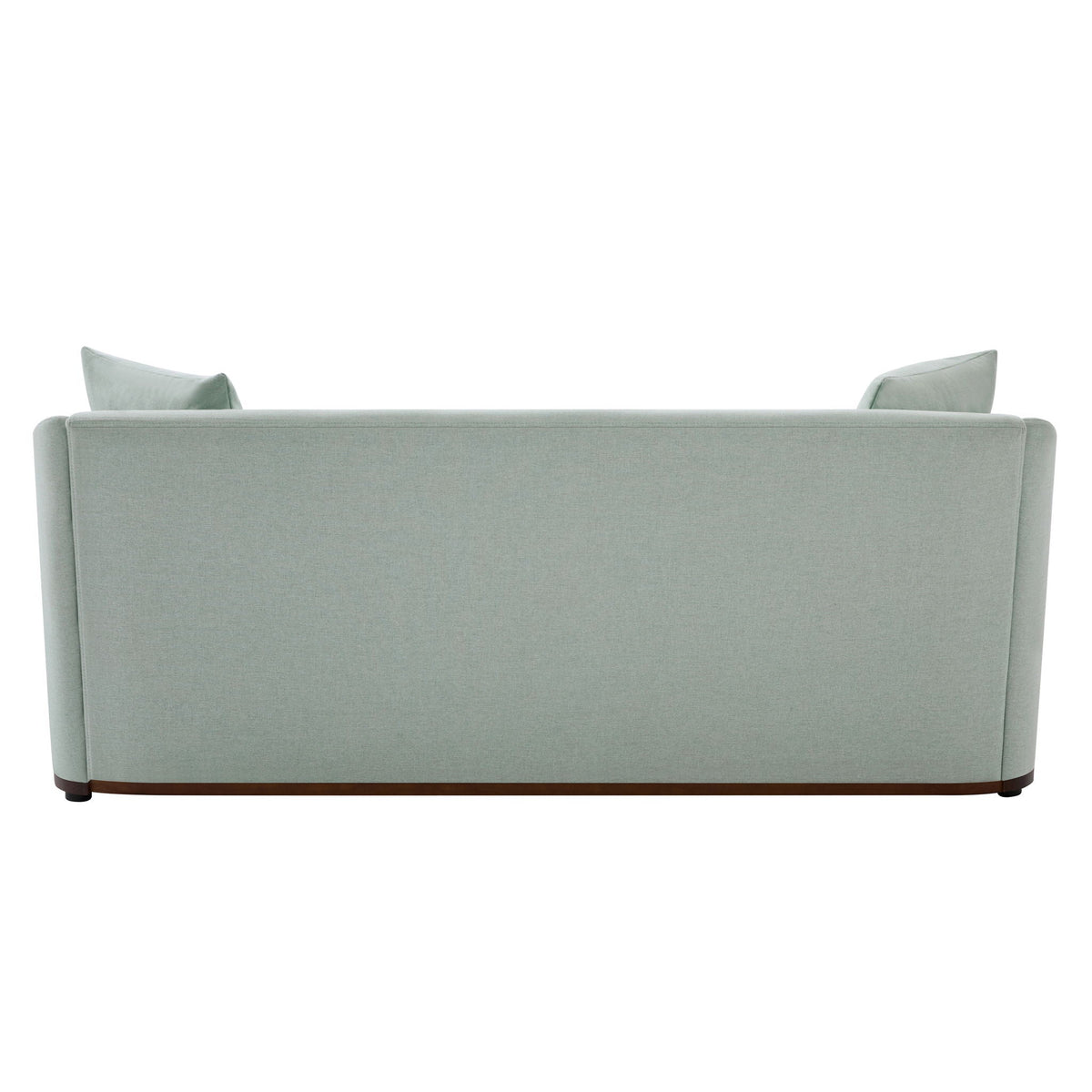 Modern 3 Seat Sofa With Chenille And Two Pillows