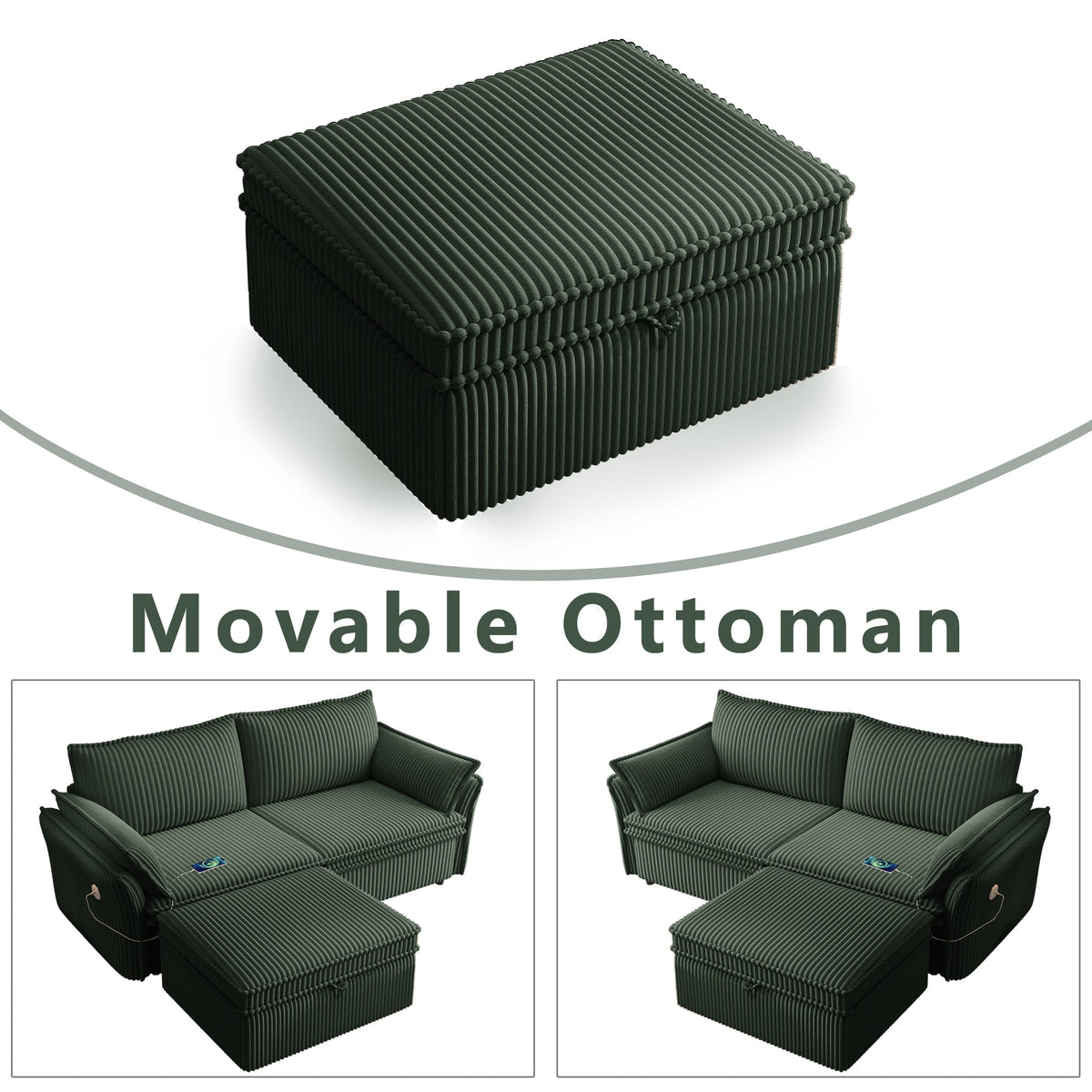 85 Inch Convertible Sofa Bed and a Plush Fleece