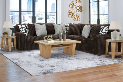 Midnight Madness Sectional and Jumbo Corduroy