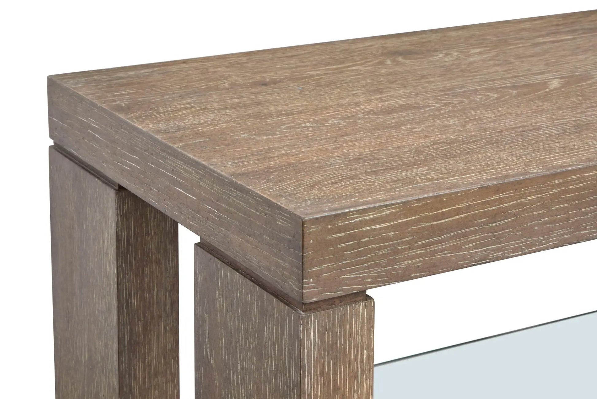 Cypress Console Sofa Table spiced brown wood finish Unique Piece Furniture on Tampa Home & Garden Store