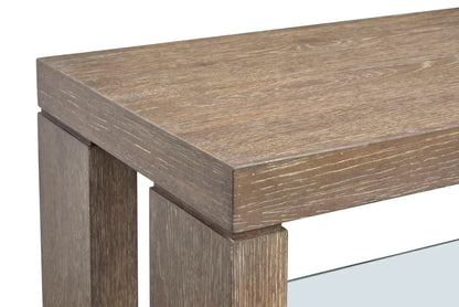 Cypress Console Sofa Table spiced brown wood finish Unique Piece Furniture on Tampa Home & Garden Store