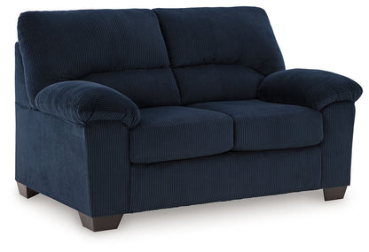 SimpleJoy Corduroy Living Room Sofa and Loveseat