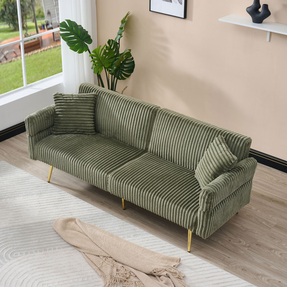Luxury Foldable Double Sofa and Bed Frame