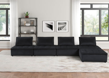 Modern Anna Tufted Modular Sofa And The Comfort