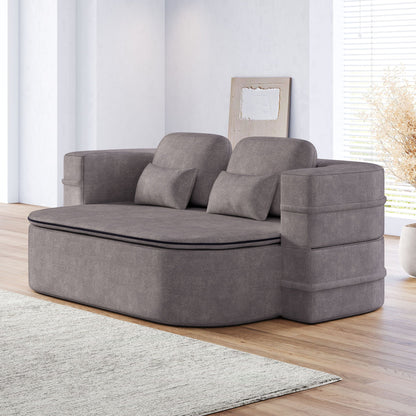 Foldable Sofa Bed with a Multi Functional Blanket