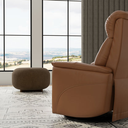 Bentley Swivel Glider Recliner with Footrest