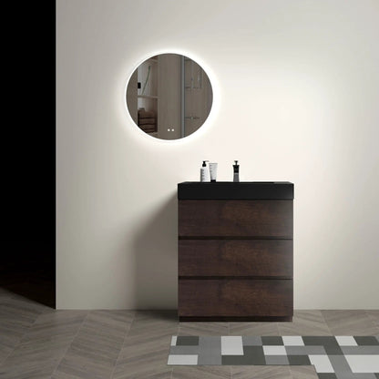 Alice Bathroom Vanity with Large Storage and Sink