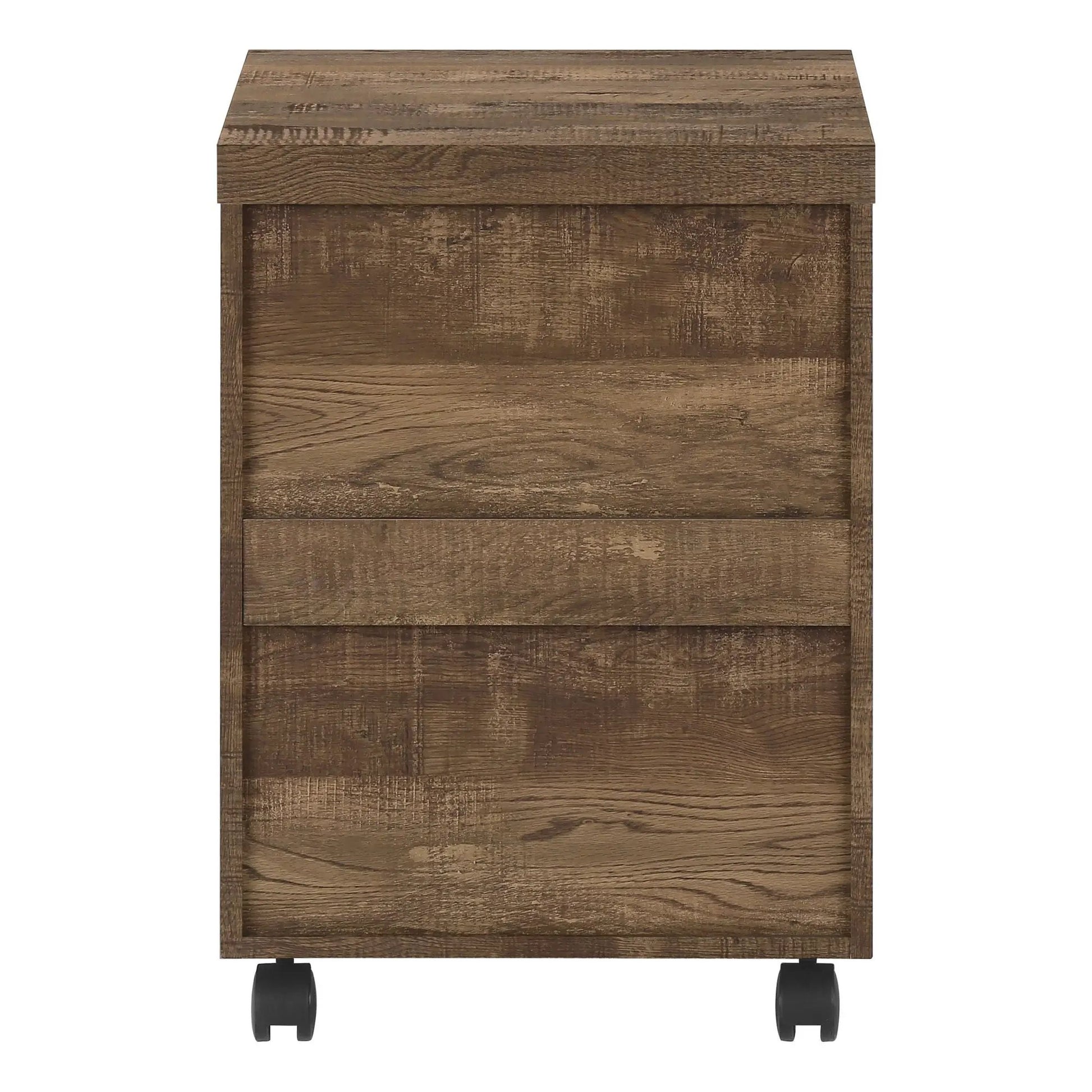 File cabinet rolling storage drawers printer stand brown wood finish Unique Piece Furniture on Tampa Home & Garden Store