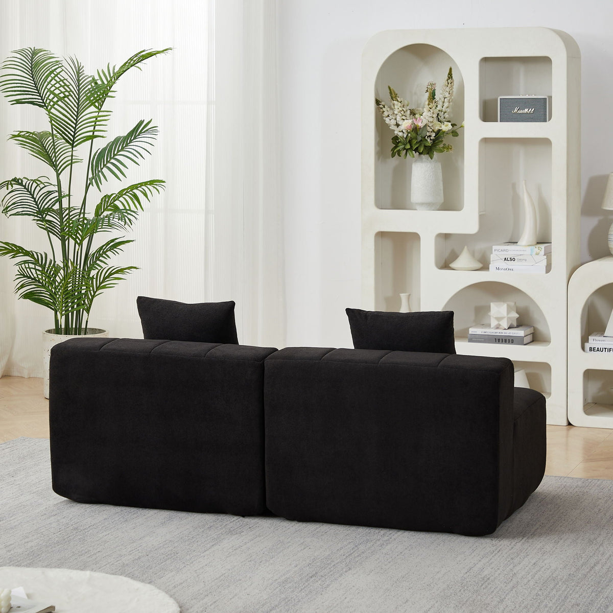 Symmetrical Modular Sofa And Piano Key Design