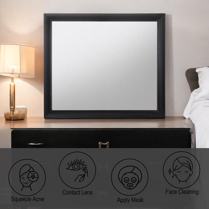 Ireland Contemporary Design Mirror by HouseOfZazla, black frame, modern bedroom accessory on Tampa Home & Garden Store