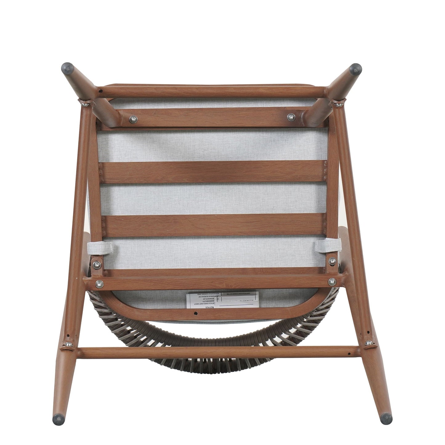 Outdoor Bar Stools With Scallop Cushion And Frame