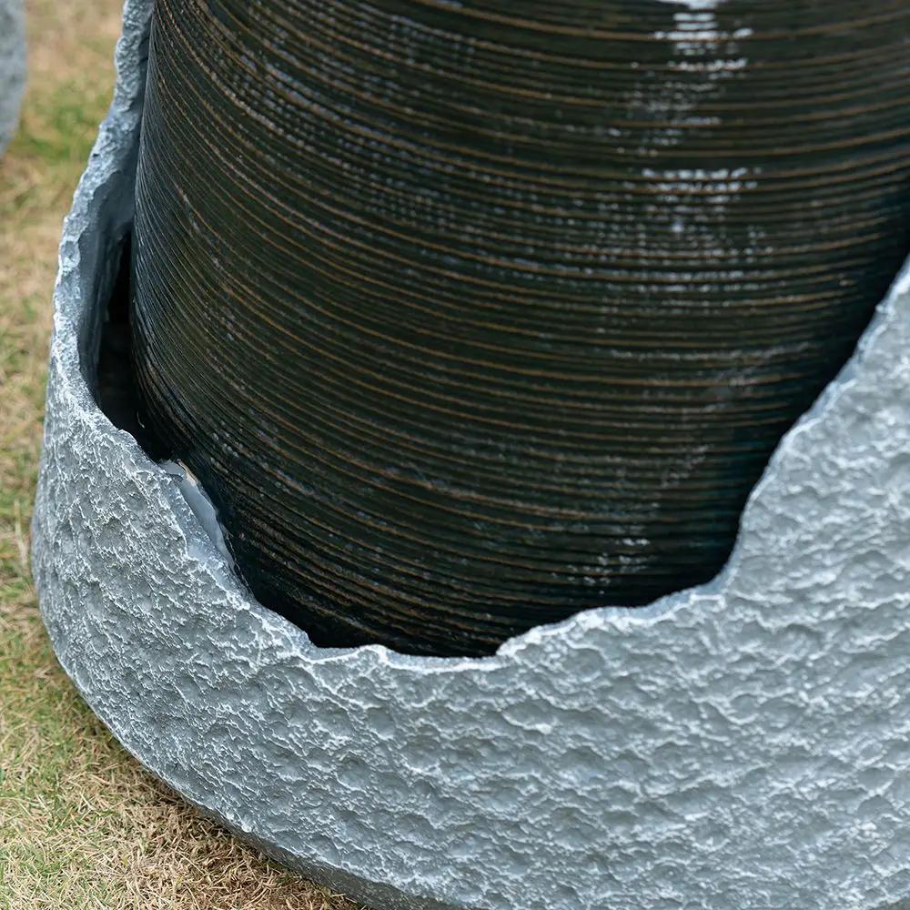 Indoor Outdoor Water Fountain With Broken Urn