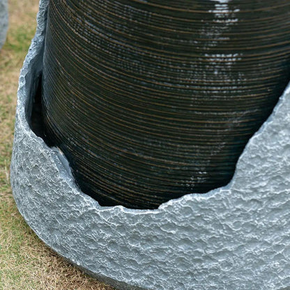 Indoor Outdoor Water Fountain With Broken Urn