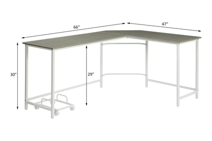 Bambina Computer Desk with L Shape Space Saving