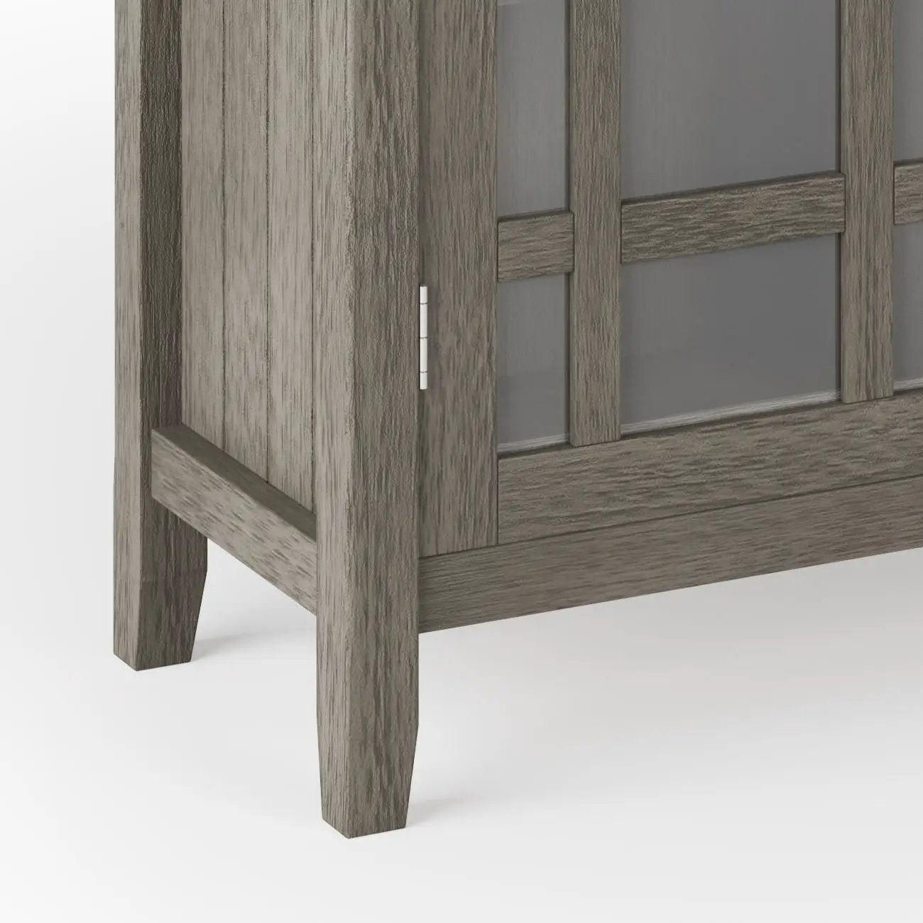 Bedford Storage Media Cabinet with Glass Doors