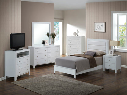 Comfortable Modern Full Bed and Wood Frame