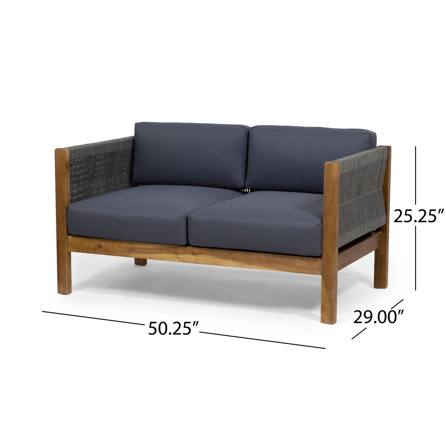 Charlotte 4 Seater Outdoor Chat Set with Rope