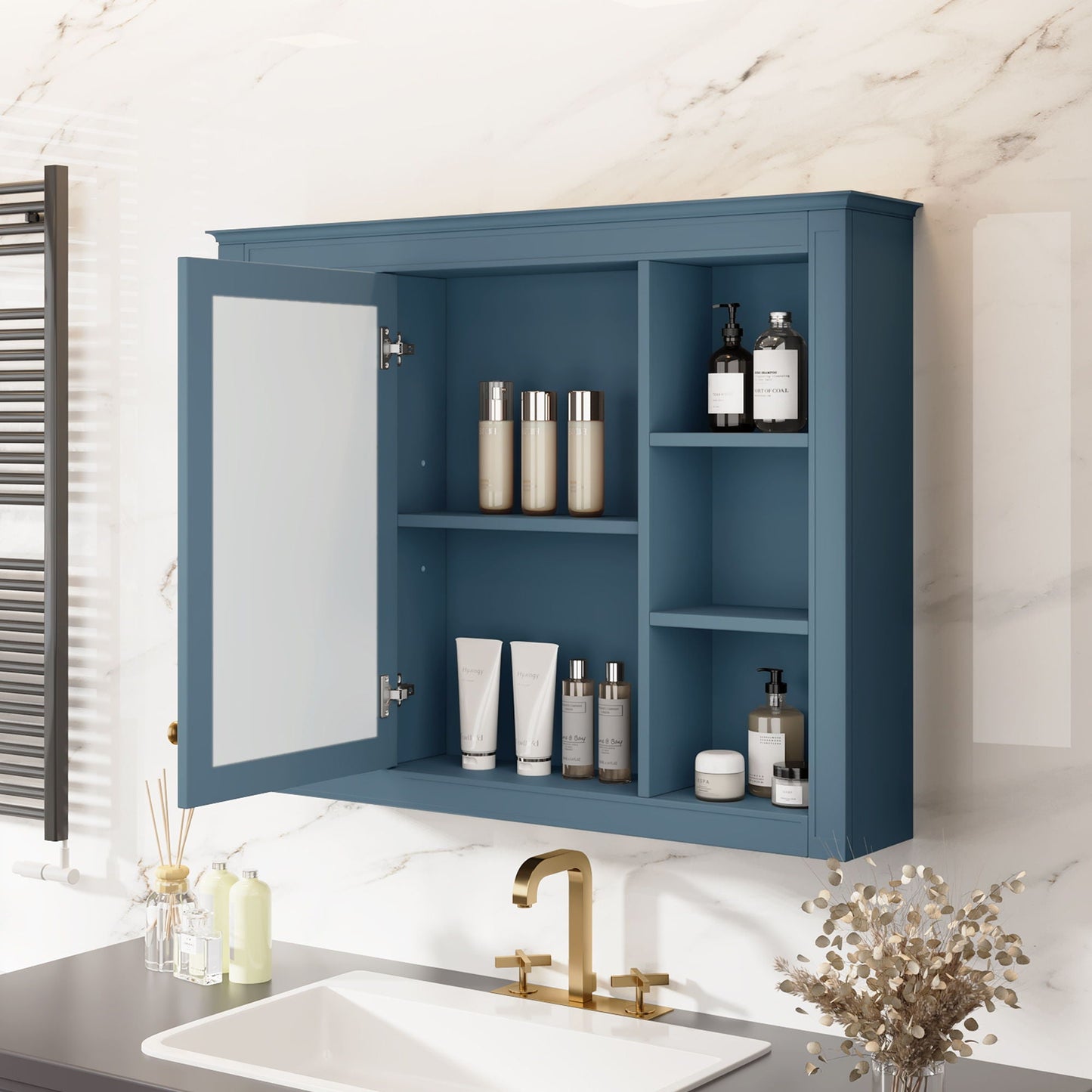 Wall Mounted Medicine Cabinet with Mirror