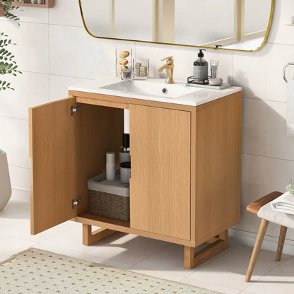 Bathroom Vanity Set With Sink and Storage Cabinet