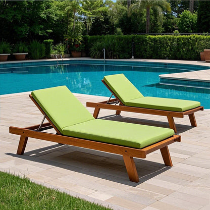 Replacement Outdoor Chaise Cushion And Pillow