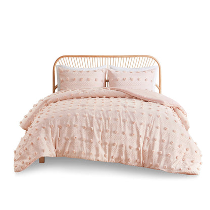 Luxury Full Queen Clip Jacquard Comforter and Set