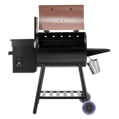 Wood Pellet Grill Smoker for Outdoor BBQs