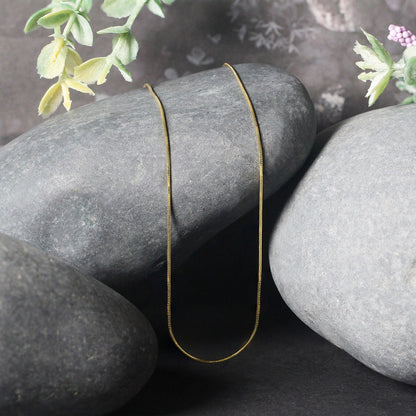 Two 14k Yellow Gold Round Snake Chain Necklaces 0.7mm by Bids.com on Tampa Home & Garden Store