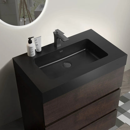Alice Bathroom Vanity with Large Storage and Sink