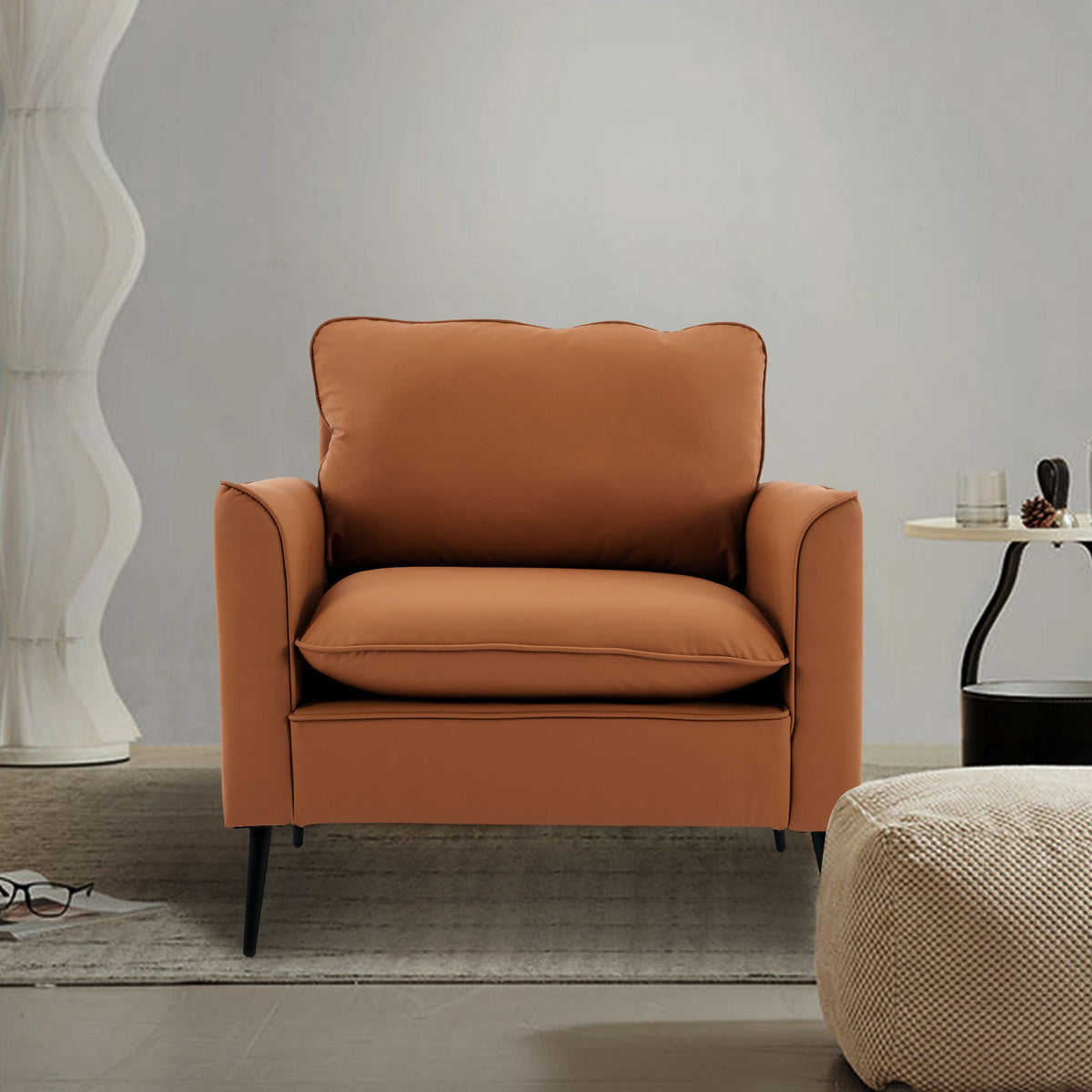 Nordic and Elegant Upholstered Sofa Chair