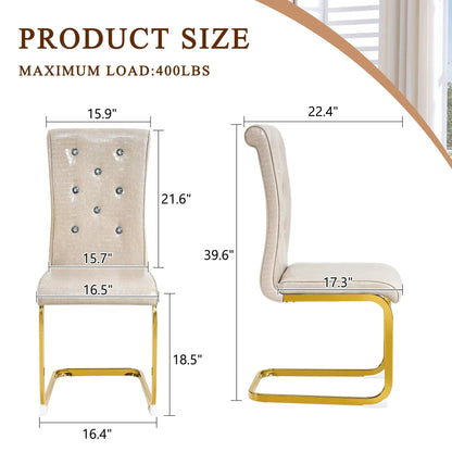 Elegant Faux Alligator Upholstered Dining Chairs