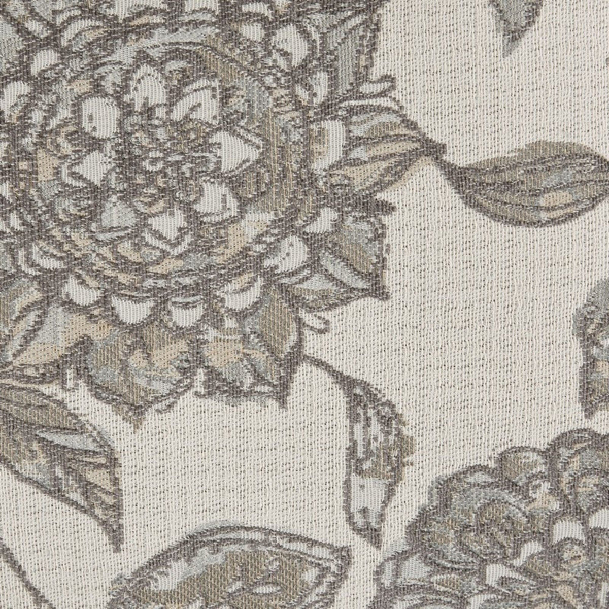 Swivel chair upholstery fabric in beige-gray damask pattern with textured weave on Tampa Home & Garden Store