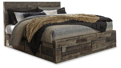 Derekson Panel Bedroom Set with Butcher Block