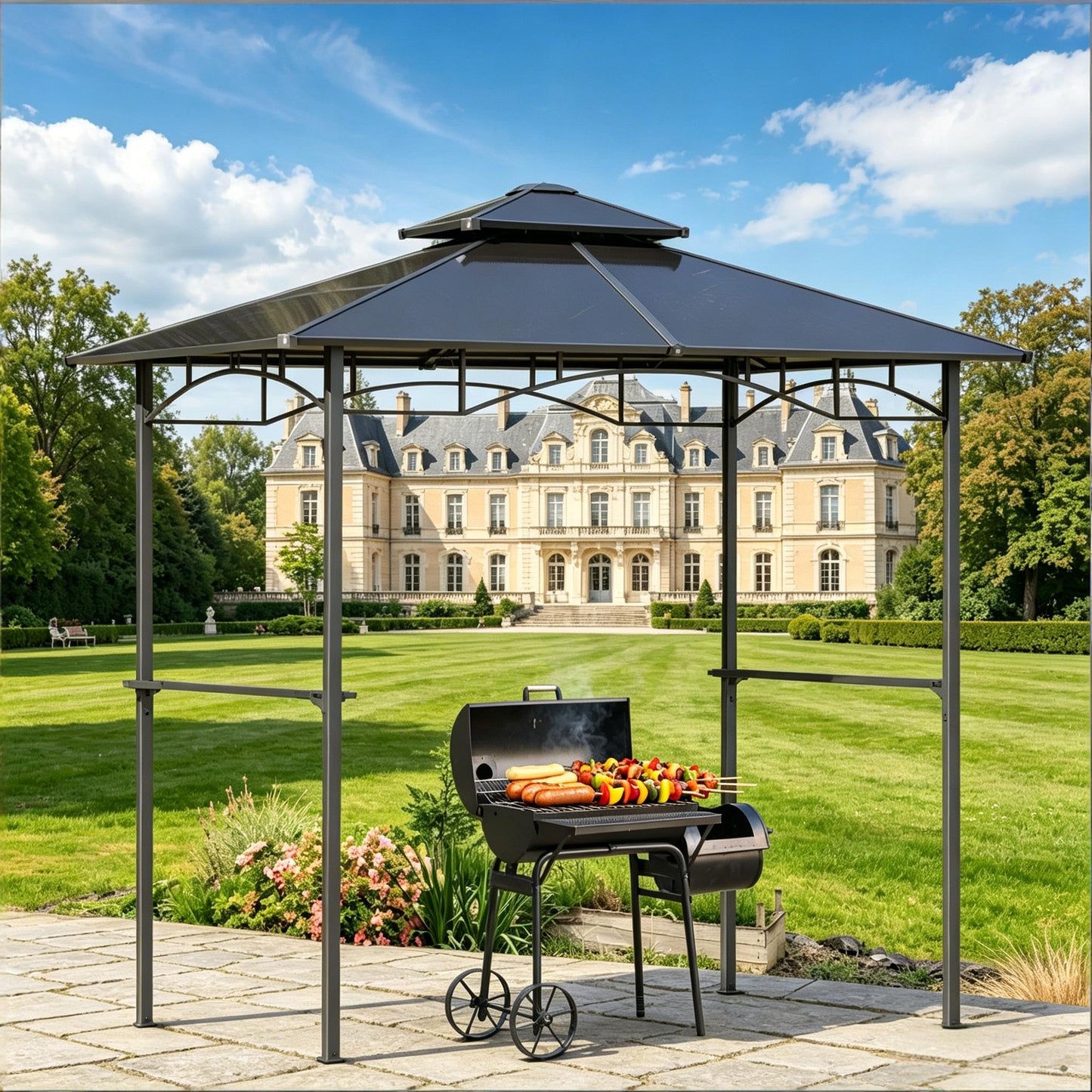 Outdoor Bbq Canopy Gazebo and Shade Shelter