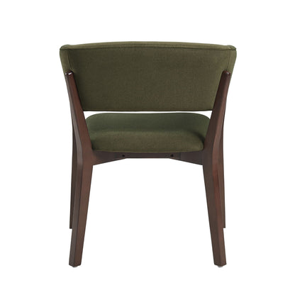 Blake Solid Beech Wood Modern Dining Armchair