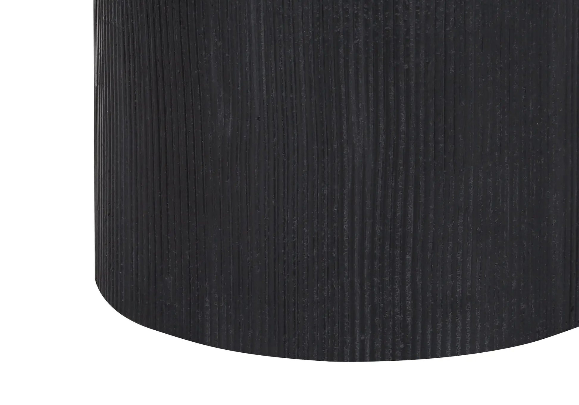 Table lamp with black concrete ribbed base by Unique Piece Furniture on Tampa Home & Garden Store
