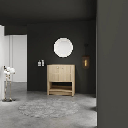 Freestanding Bathroom Vanity with Closing Doors