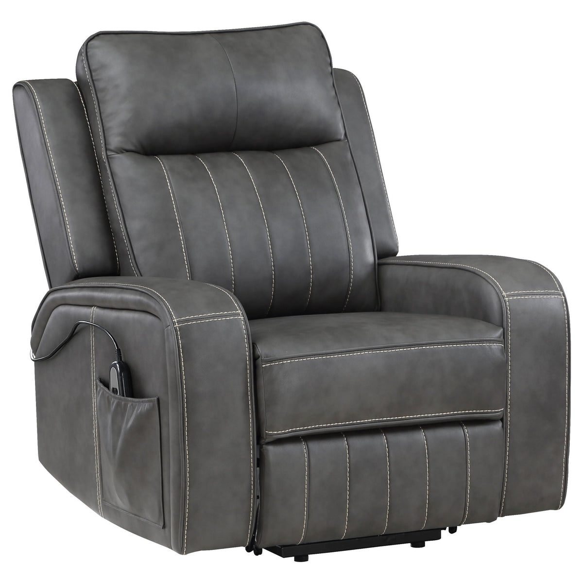 McKinley Gray Power Lift and Recliner Chair