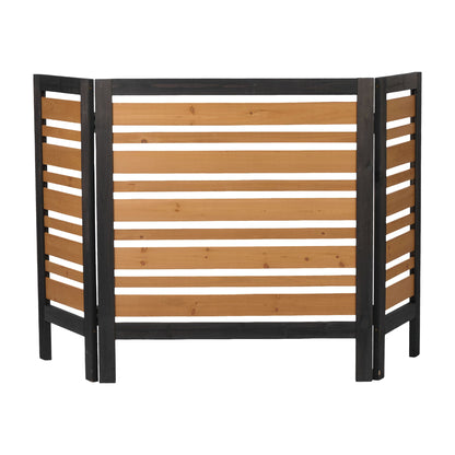 Premium Solid Wood Ac Screen for a Private Patio