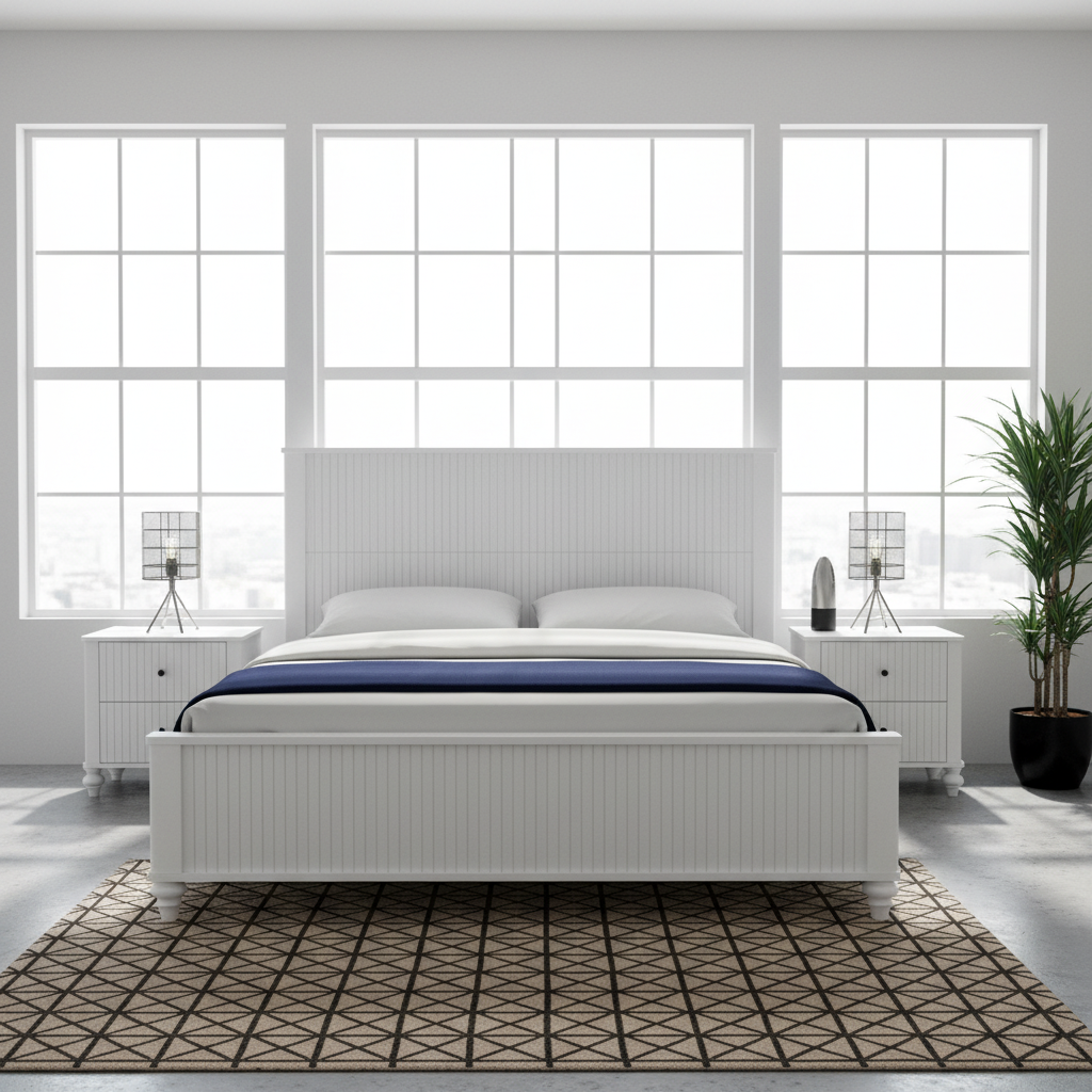 King Size Premium Pine Wood Bed and Frame