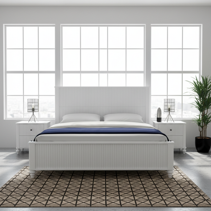King Size Premium Pine Wood Bed and Frame