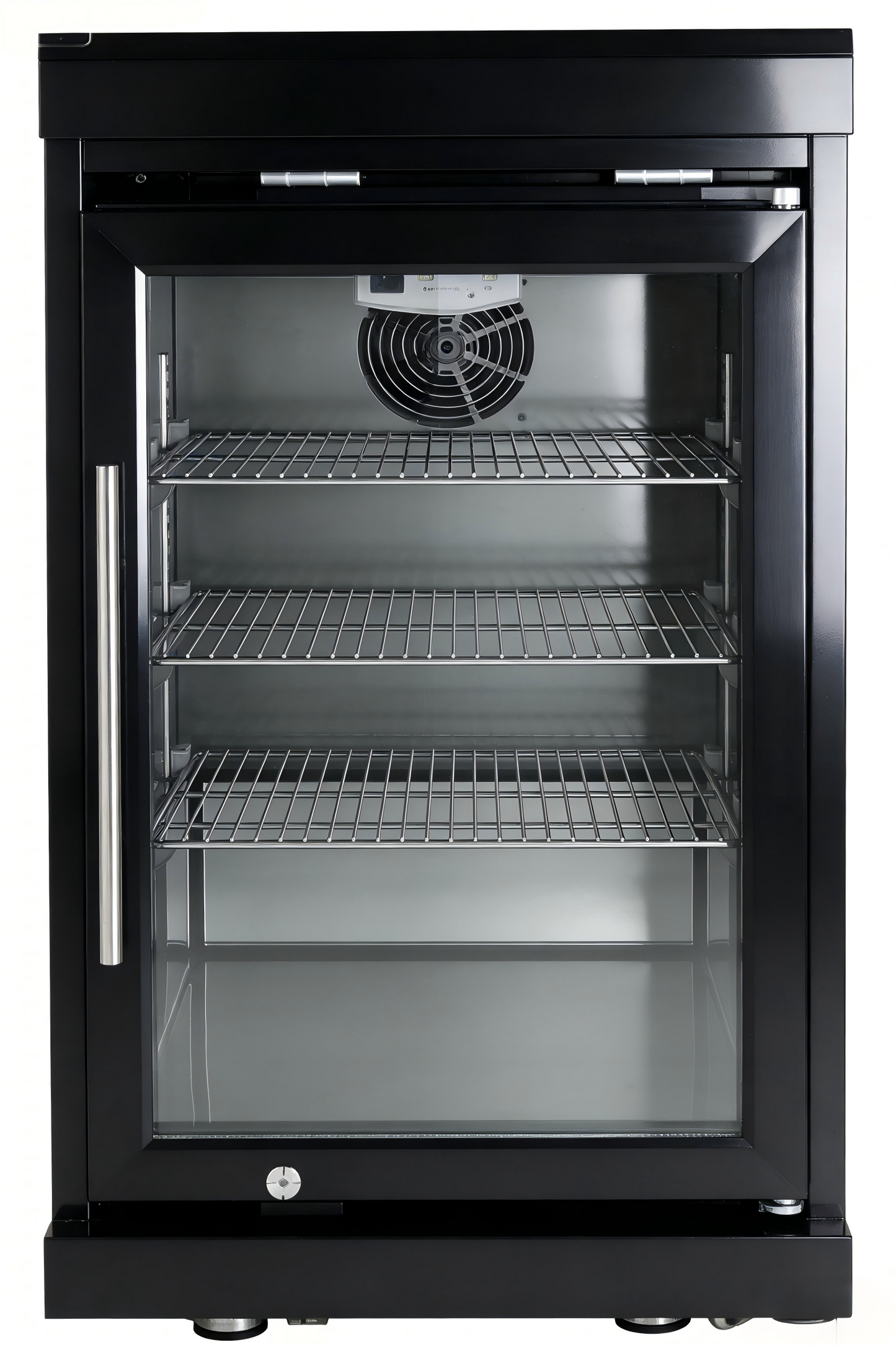 Black Single Door Fridge for Outdoor Kitchen