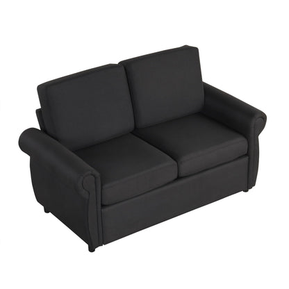 Pull Out Sofa Bed With Twin Memory Foam Mattress