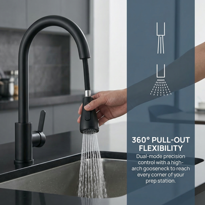 Double Door Outdoor Sink Cabinet with Steel Tap