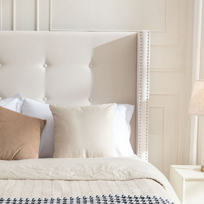 Peyton Upholstered Bed and a 54 Inch Headboard