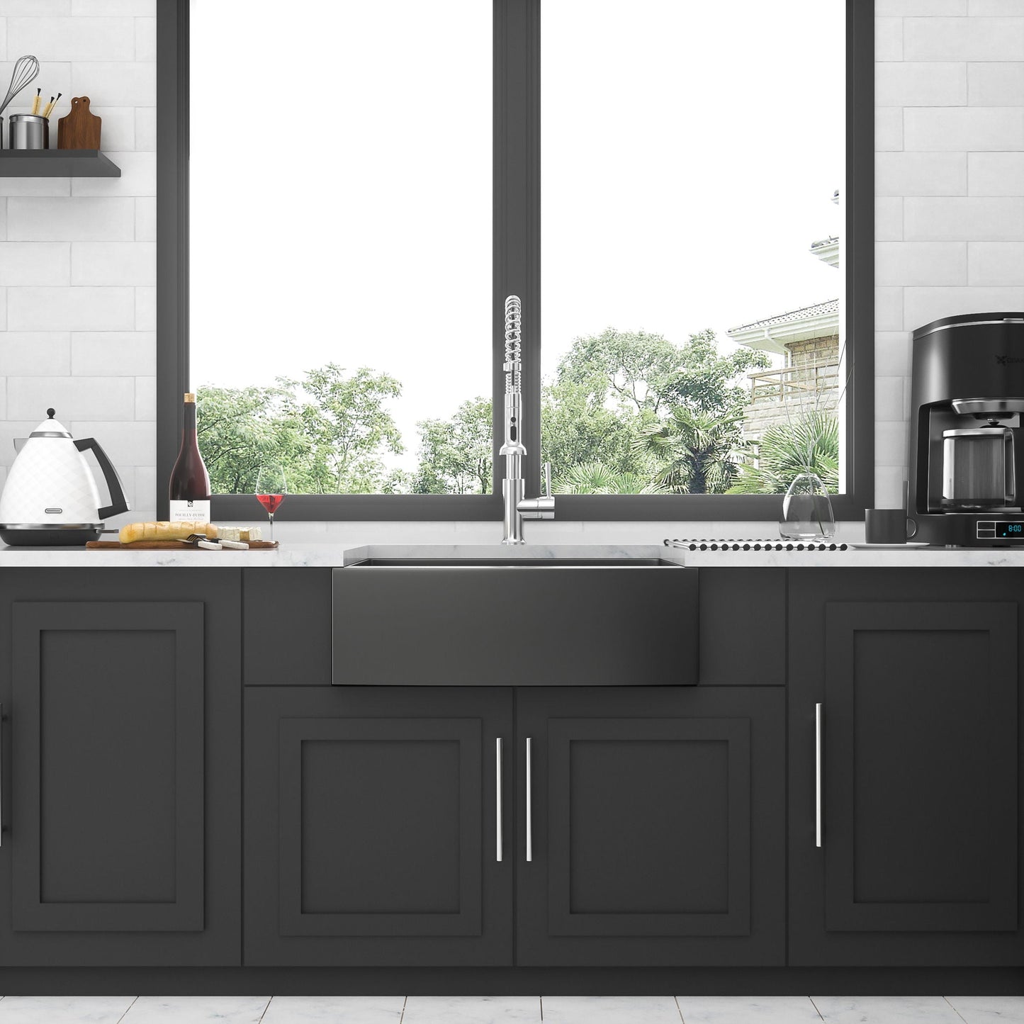 Farmhouse Apron Front Stainless Steel Sink