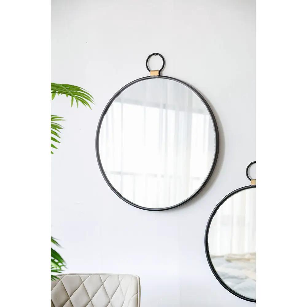 Wall Mirror Frame Black Contemporary Minimalist
