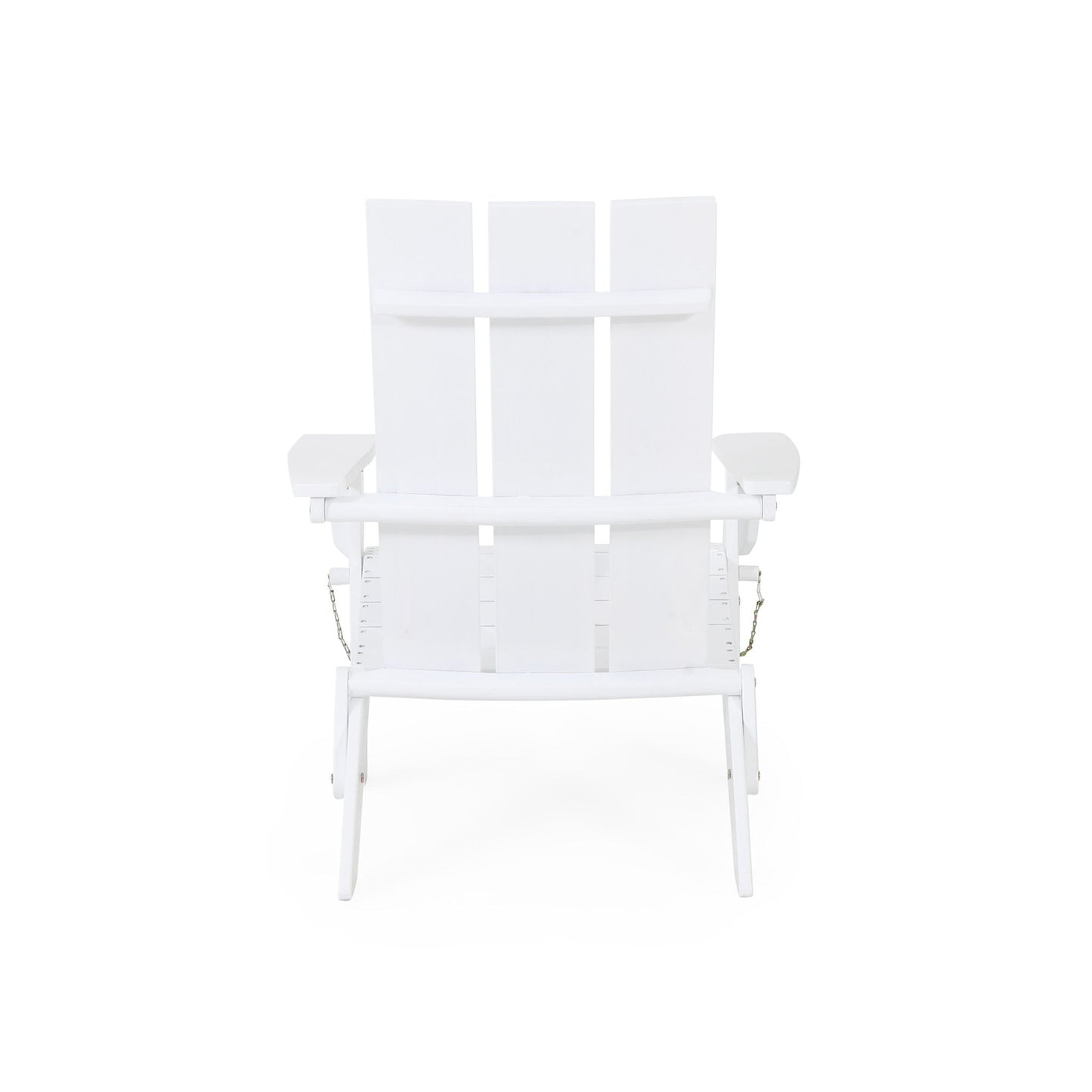 Aurascape Outdoor Comfort Foldable Adirondack Chair white folding arm chair HouseOfZazla on Tampa Home & Garden Store